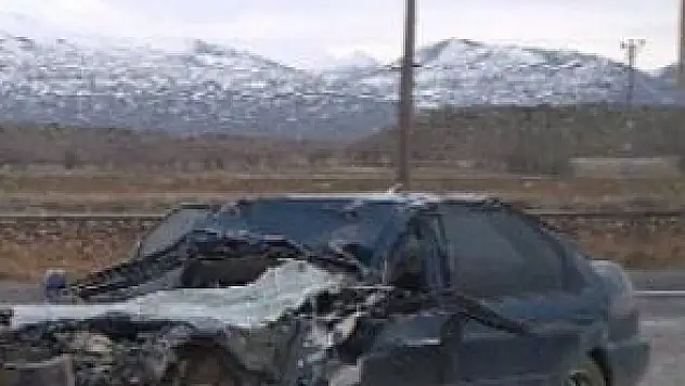 KAYSERİ'DE TRAFİK KAZASI: 1 ÖLÜ