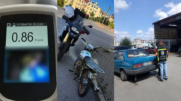 Kayseri'de trafikte huzuru bozanlara ceza yağmuru