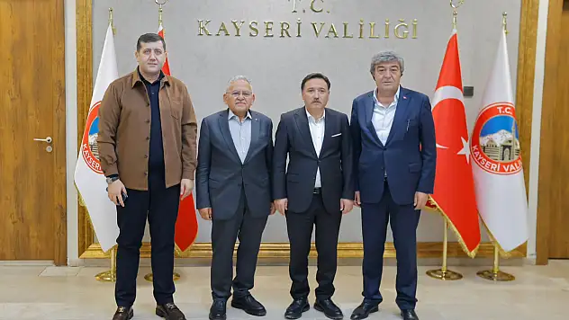 Kayseri'de üç isim Vali Çiçek'in makamında buluştu! İşte sebebi