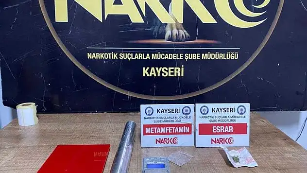 Kayseri'de uyuşturucu operasyonu