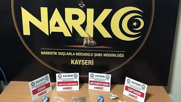 Kayseri'de uyuşturucu operasyonu: 5 gözaltı