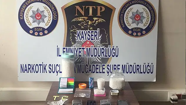 Kayseri'de uyuşturucu operasyonu: 5 gözaltı