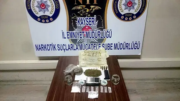 Kayseri'de uyuşturucu operasyonu
