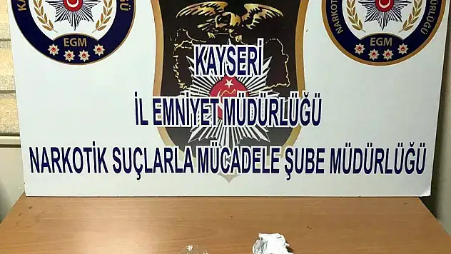 Kayseri'de uyuşturucu operasyonu