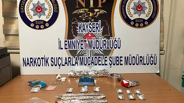 Kayseri'de uyuşturucu operasyonu