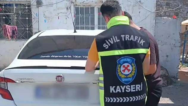 Kayseri'de vatandaşı canından bezdiren trafik magandaları yakalandı