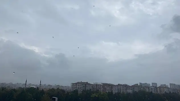 Kayseri'de yağış başladı