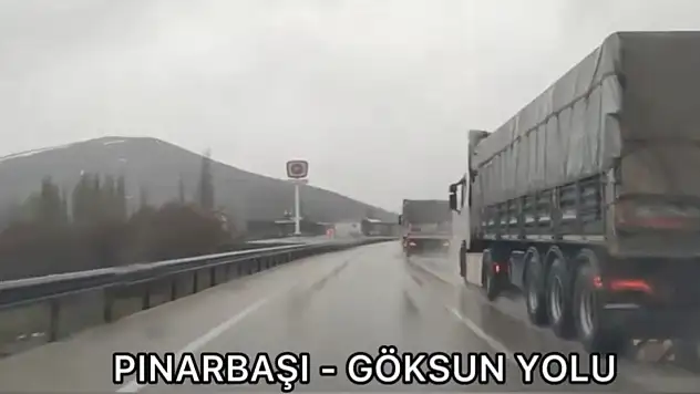 Kayseri'de yağışlı hava etkili: Yollarda son durum ne?