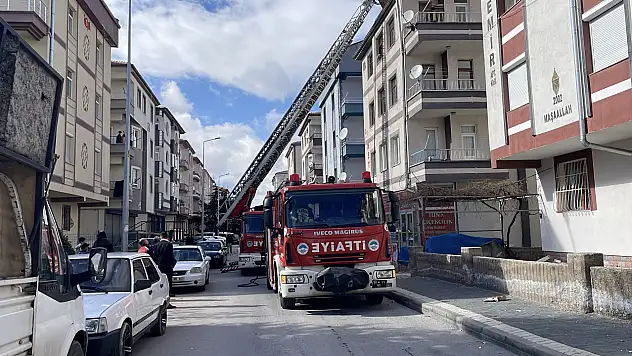 Kayseri'de yangın paniği