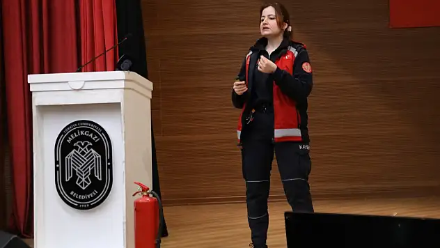 Kayseri'de yangın söndürme eğitimi!