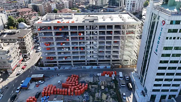 Kayseri'de yeni iş merkezi hızla yükseliyor! 950 milyon TL'ye yapıldı