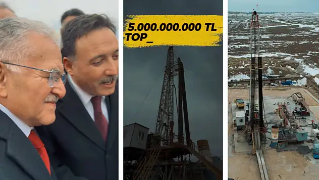 Kayseri'de yer altından bereket fışkırdı...