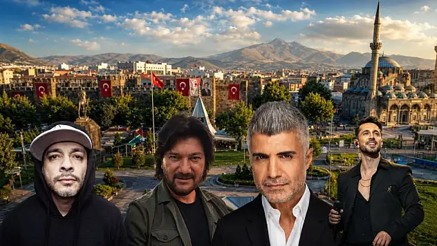 Kayseri'de yıldızlar geçidi: Ünlü isimler ücretsiz festival için gelecek!