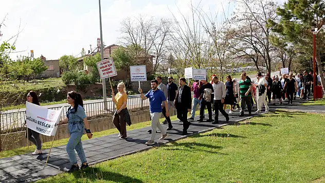 Kayseri'de yürüyüş düzenlendi... İşte nedeni