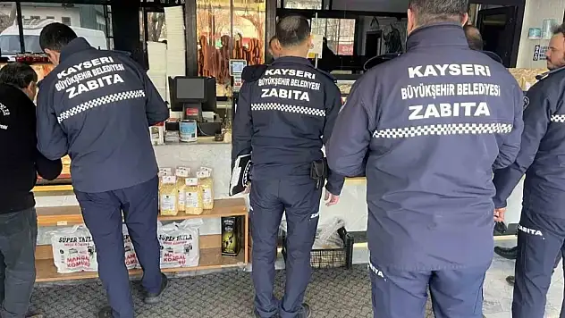 Kayseri'de Zabıta ekiplerinden 1570 denetim