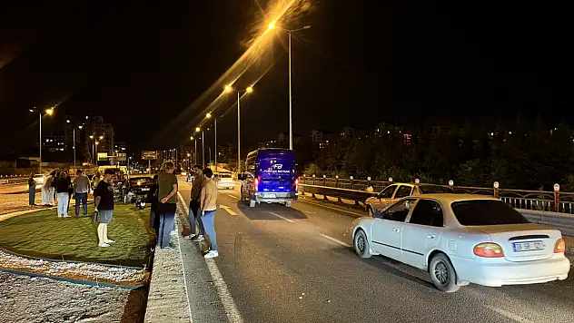 Kayseri'de zincirleme kaza! 2 yaralı