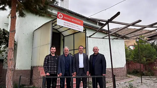 Kayseri'deki camide çalışmalar tamamlandı! Başkan yerinde inceledi