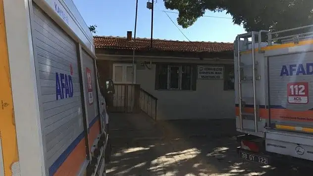 Kayseri'deki depremin ardından ekiplerin çalışması sürüyor