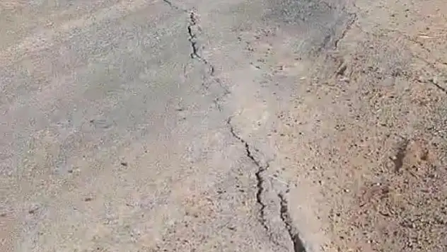 Kayseri'de korkutan görüntü! Ekipler alarma geçti