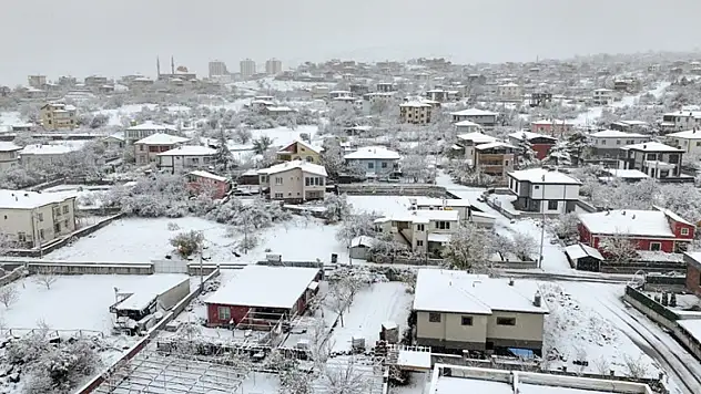 Kayseri'deki o bölgelere bugün kar yağacak
