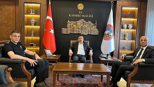 Kayseri'deki olayla ilgili Valilik'te dikkat çeken görüşme