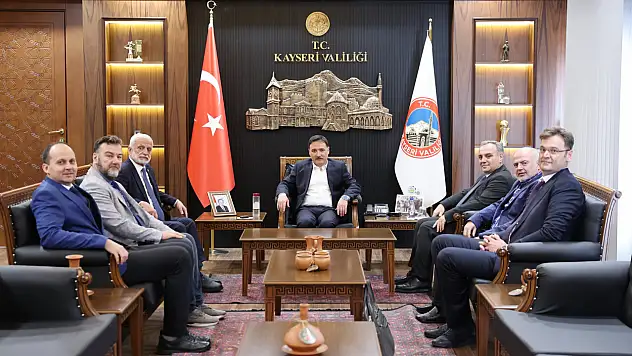 Kayseri'deki önemli program öncesi dikkat çeken ziyaret!