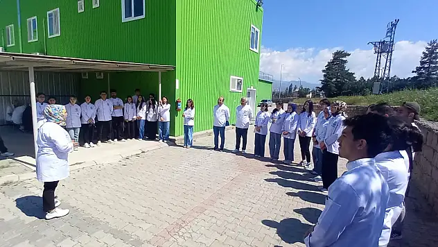 Kayseri'deki tesiste neler oluyor? Öğrenciler yerinde gördü