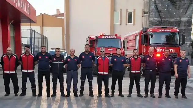 Kayseri'den 12 personel ve 4 araç Manisa'ya desteğe gidiyor!