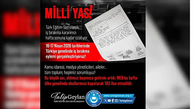 Kayseri'den milli yas talebi!