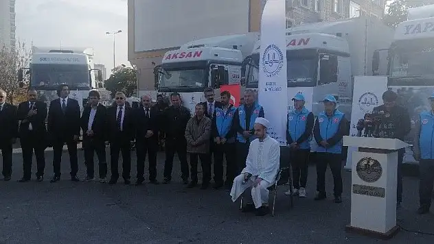 Kayseri'den Suriye'ye yardım eli devam ediyor
