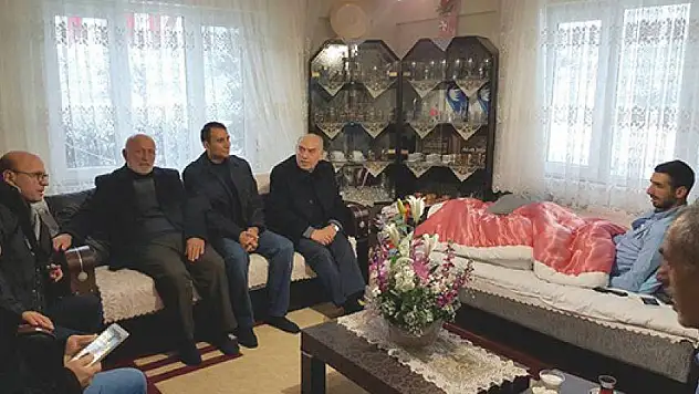 Kayseri gazisine milletvekilinden ziyaret