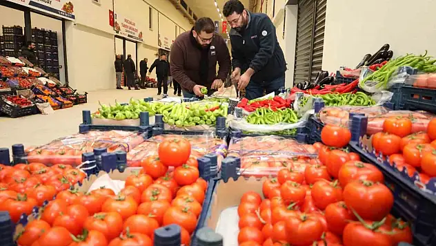 Kayseri halinde fiyatlar belli oldu (18 Mayıs Pazar)