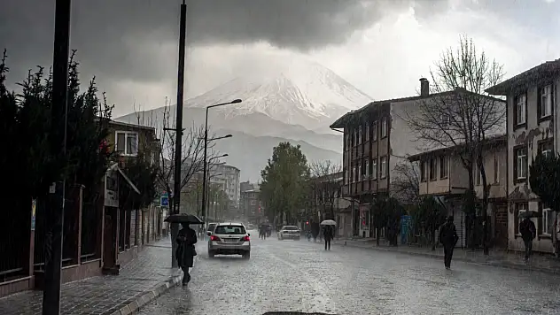 Kayseri için yeni hafta hava durumu belli oldu: Yağışlı günler kapıda