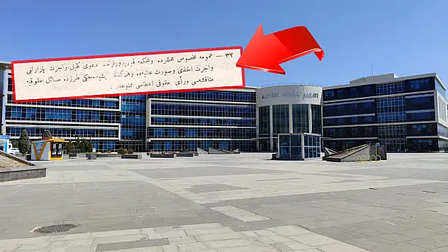 Kayseri ile ilgili 100 yılık belge ortaya çıktı! Meğer yasakmış