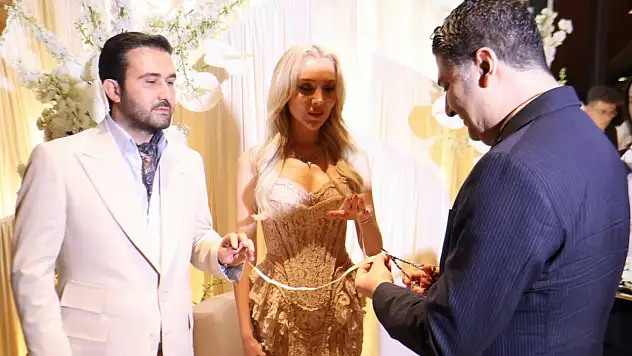 Kayseri iş dünyasının iki ailesi bu mutlu günde buluştu