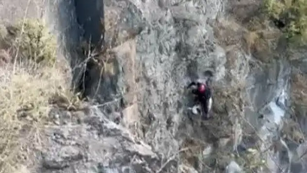 Kayseri itfaiyesinden nefes kesen kurtarma