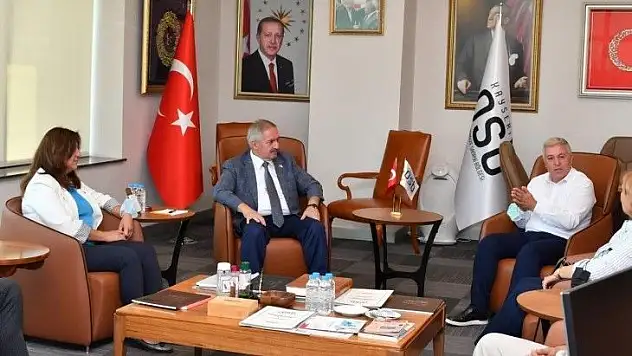 Arık ve Özer, Başkan Nursaçan'ı ziyaret etti