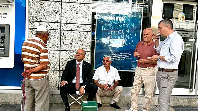 Kayseri Milletvekili çarşıya çıktı