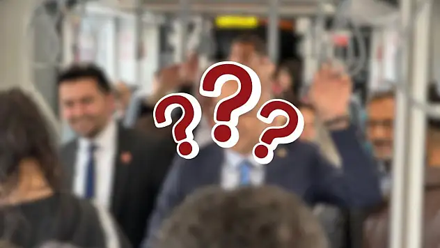 Kayseri Milletvekili tramvayda görüldü!