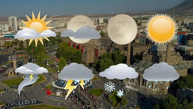 Kayseri'nin 5 günlük hava durumu belli oldu! ( 16-20 Ağustos)