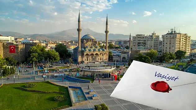 Kayseri'nin en eski vasiyeti! Evini karısına bırakmış