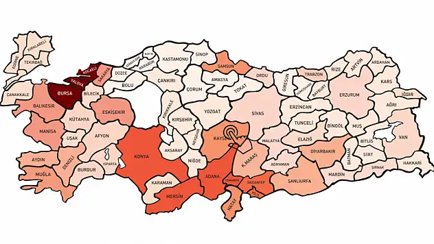 Kayseri'nin en popüler soyadı belli oldu