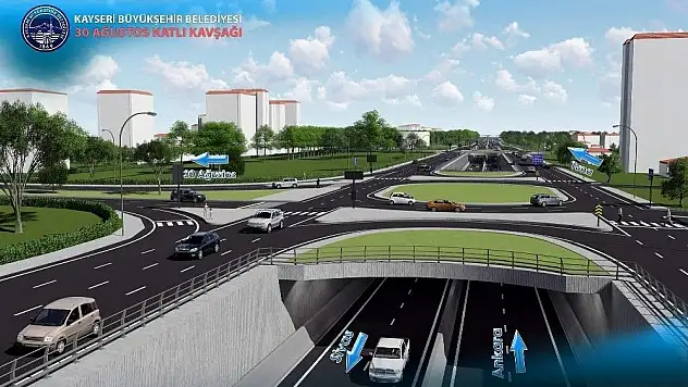 Kayseri'nin en uzun alt geçidinin ihalesi yapıldı