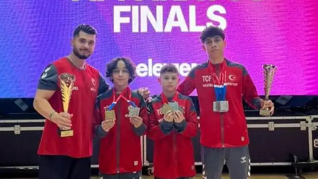 Kayseri'nin gururu oldular. Balkan Şampiyonası'ndan 9 madalya ile döndüler