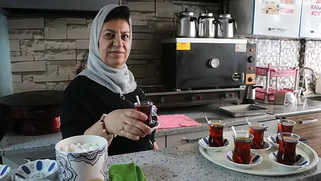 Kayseri'nin ilk kadın çaycısı Kahveciler Odası Başkanlığına aday