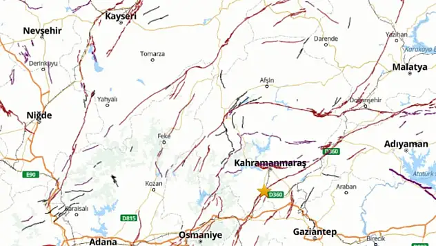 Kayseri'nin komşusunda deprem