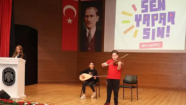 Kayseri'nin minik müzisyenleri ödüllerini aldı