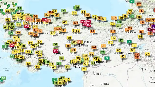 Kayseri'nin o bölgesi alarm veriyor! Değerler neredeyse 3 katına çıktı