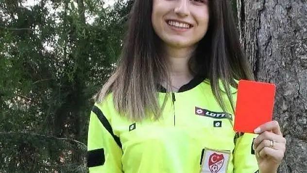 Kayseri'nin tek klasmanda bayan hakemi