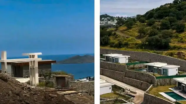 Kayseri'nin ünlü inşaat firması Bodrum Yalıkavak'a malikane yapıyor...